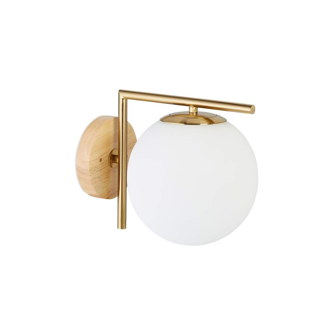 Vägglampa GLOBI mässingsfärgad | Sport & Fritid - Friluftsliv & Camping - Belysning | Pryloteket
