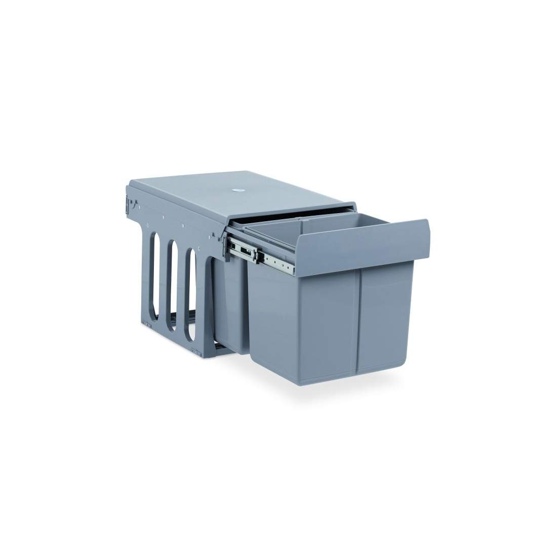 Utdragbar källsortering 2 st sopkärl