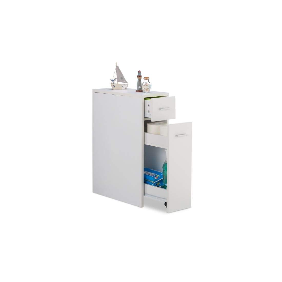 Vitt nischskåp | Hem & Hobby - Hem & Hushåll - Badrum - Toalettskåp | Pryloteket