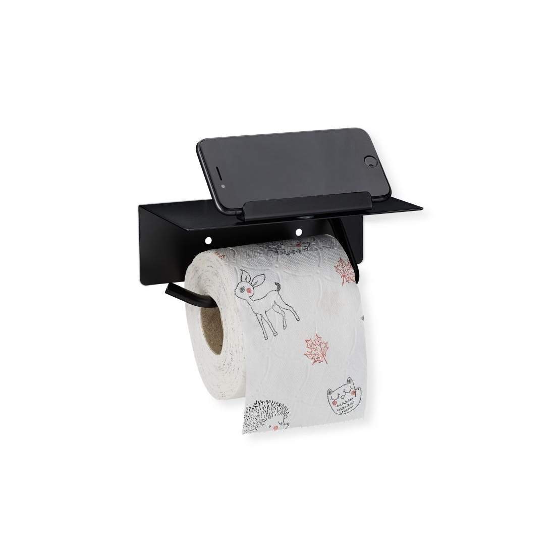 Toalettpappershållare med hylla | Elektronik - Biltillbehör - Mobilhållare | Pryloteket