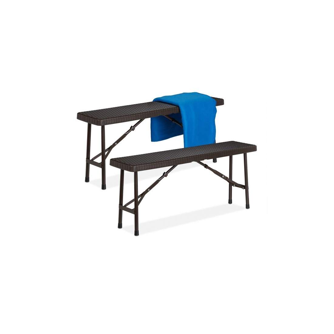 Bänkset med 2 bänkar för brunt öl | Hem & Hobby | Pryloteket