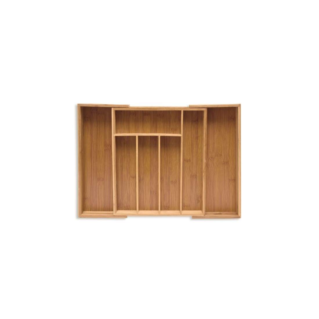 Besticklåda bambu utdragbar | Hem & Hobby - Hem & Hushåll - Kök - Köksförvaring - Kökslådor - Besticklåda | Pryloteket