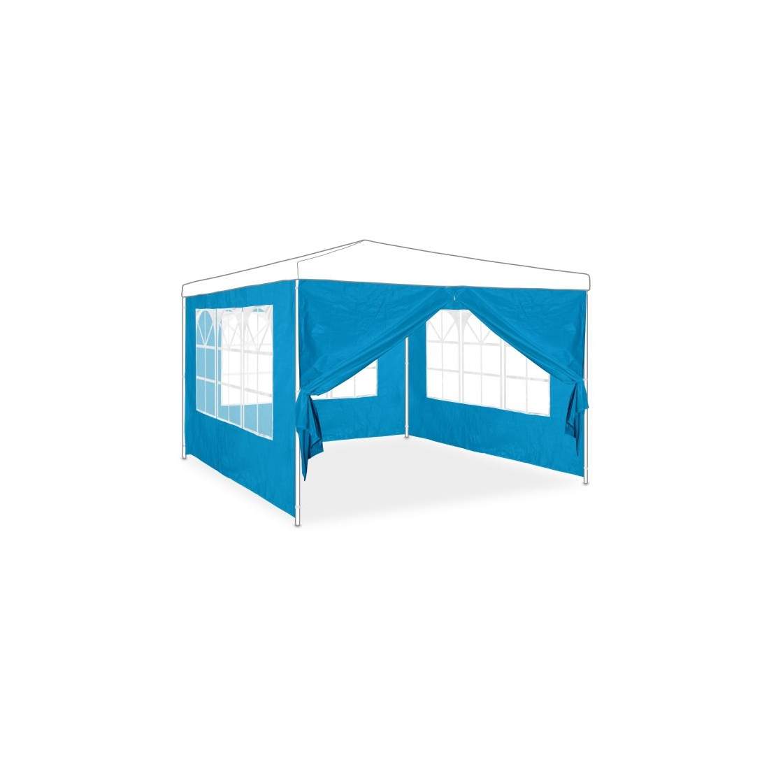4 st. sidoväggar för partytält