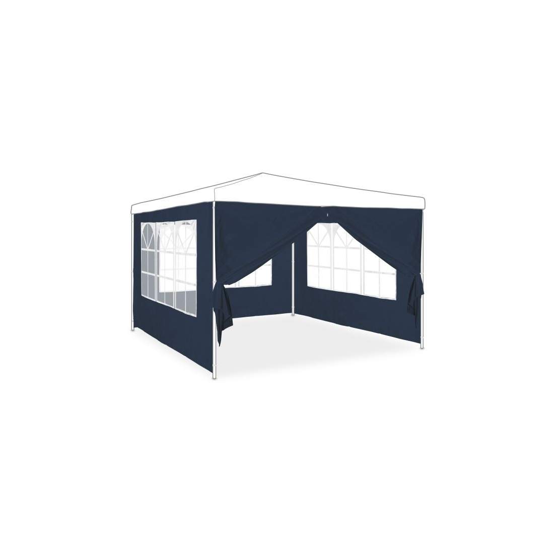 4 st. sidoväggar för partytält