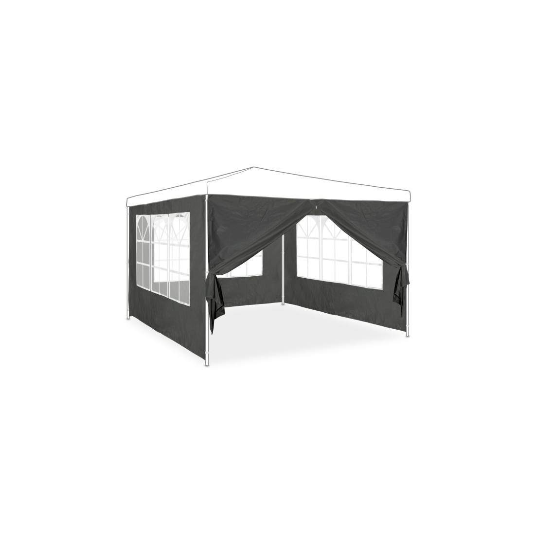 4 st. sidoväggar för partytält