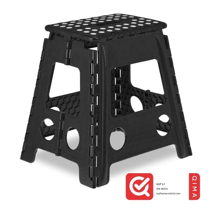 Fällbar pall XL svart | Hem & Hobby - Hem & Hushåll - Kök | Pryloteket