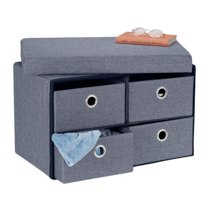 Bænk med opbevaring