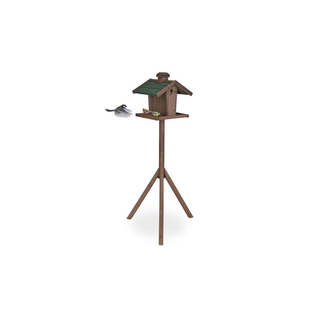 Brunt fågelbord på stång | Elektronik - Tillbehör Mobil & Surfplatta - Surfplatta Tillbehör - Stativ | Pryloteket