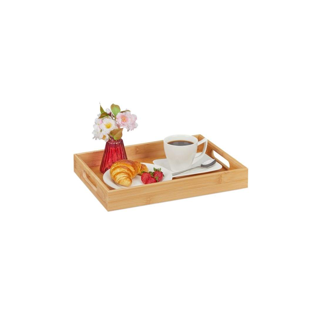 Serveringsbricka i bambu | Hem & Hobby - Hem & Hushåll - Kök - Servering | Pryloteket