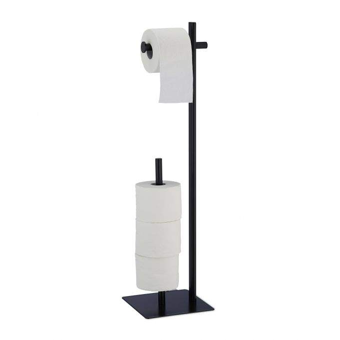 Sort toiletpapirholder