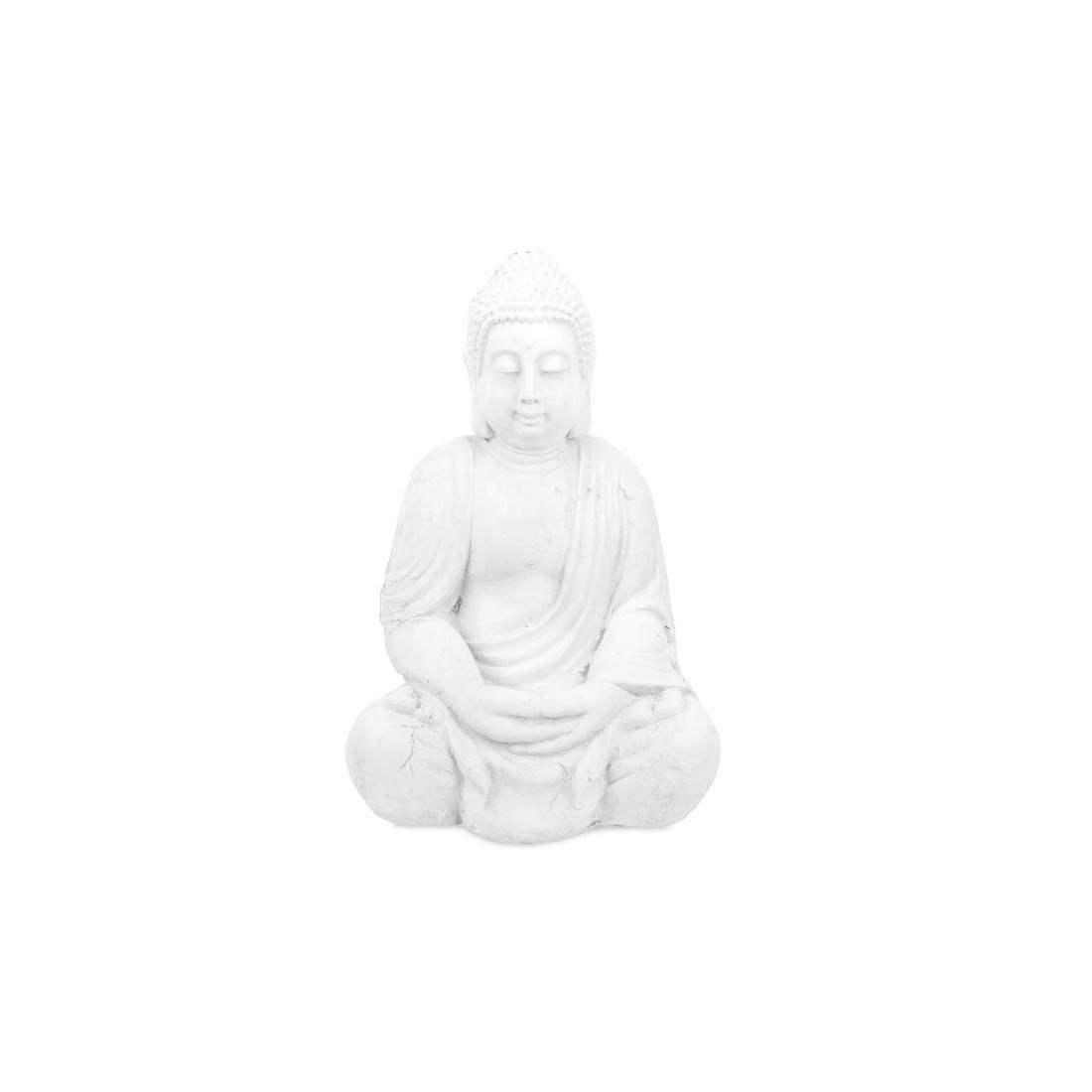 Vit Buddhafigur 70 cm | Hem & Hobby - Hem & Hushåll - Balkong | Pryloteket