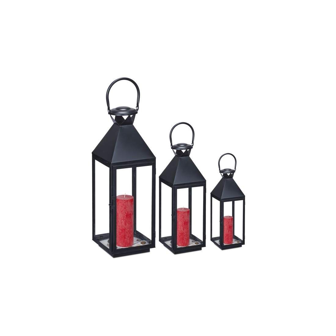 3 st. Lyktor i metall | Elektronik - Kablar & Adaptrar - Adaptrar & Signalomvandlare - USB | Pryloteket