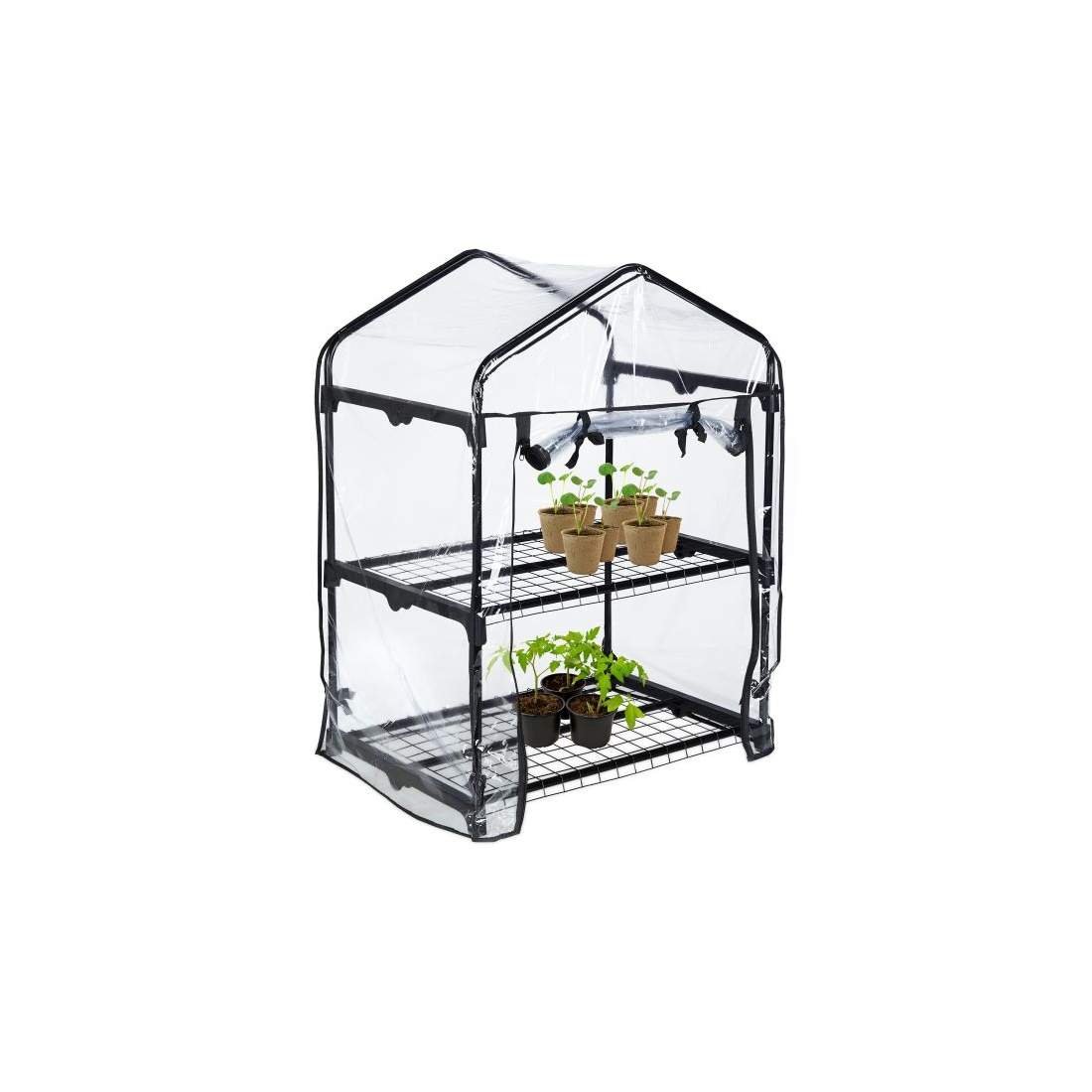 Växthus med 2 hyllor | Hem & Hobby - Hem & Hushåll - Trädgårdsartiklar - Växthus | Pryloteket