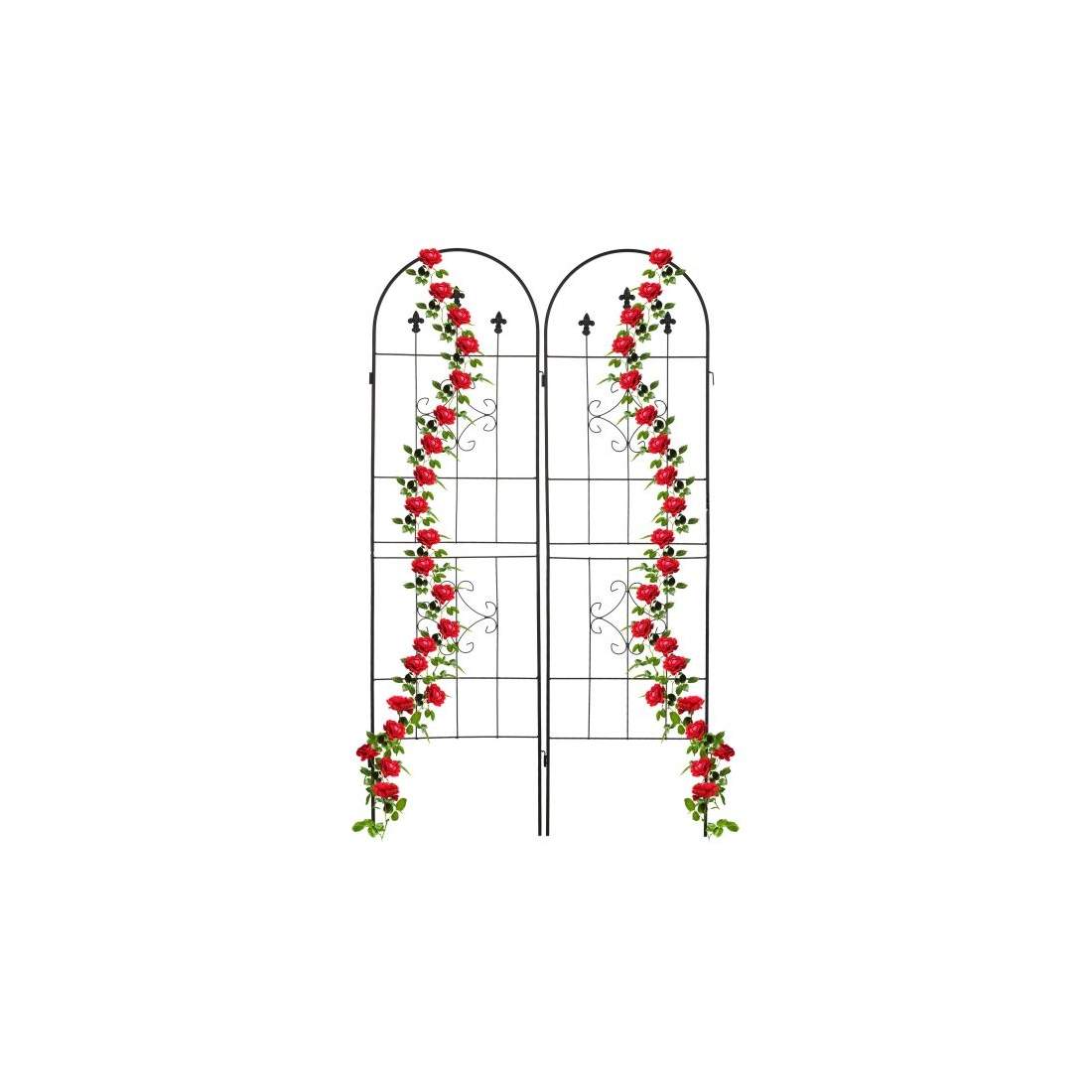 Spaljéer 180 cm set om 2 svarta | Hem & Hobby | Pryloteket