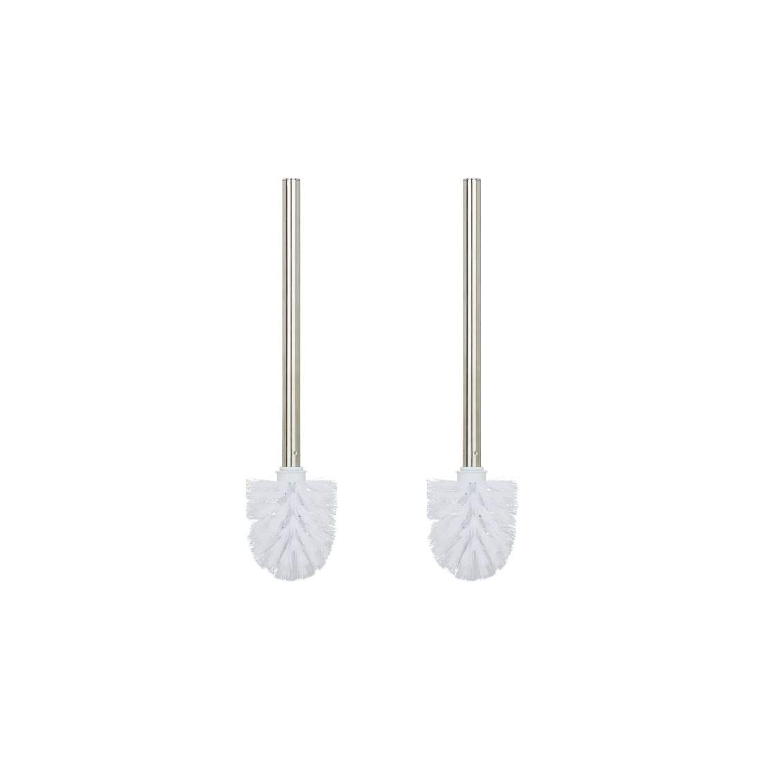 Set med 2 toalettborstar vit | Hem & Hobby - Hem & Hushåll - Badrum - Toalettborstar | Pryloteket