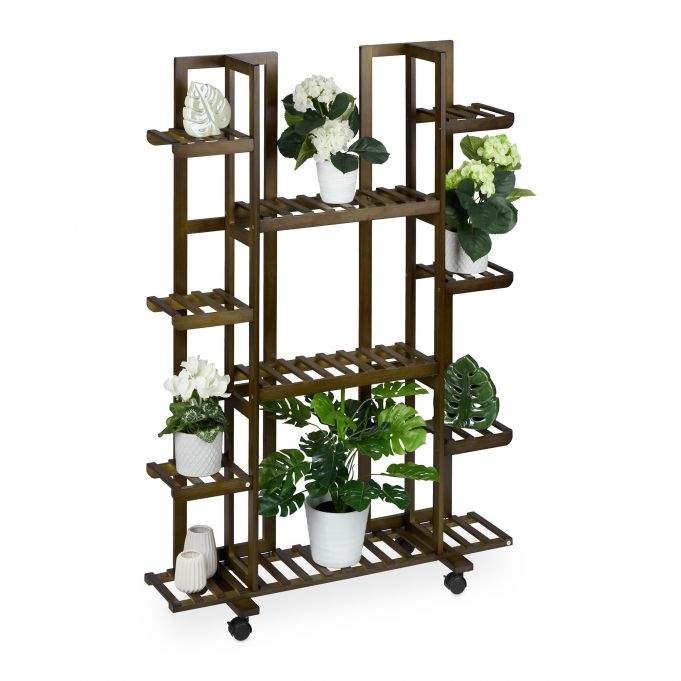 Bambus blomsterhylde