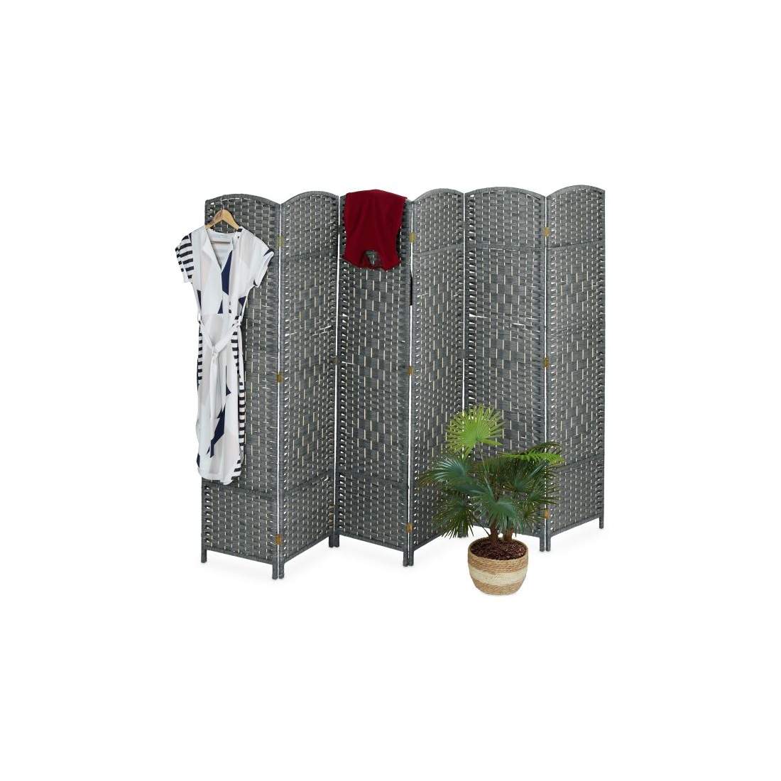 Skärm 6-delad i grått | Hem & Hobby - Hem & Hushåll - Sovrum | Pryloteket