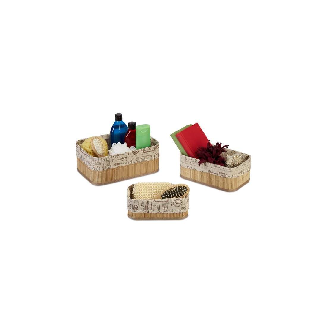 Förvaringskorgar - set om 3 | Hem & Hobby - Hem & Hushåll - Textil - Handdukar | Pryloteket