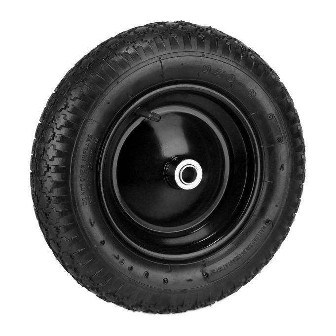 Hjul til trillebør 3,50-8 pneumatiske dæk