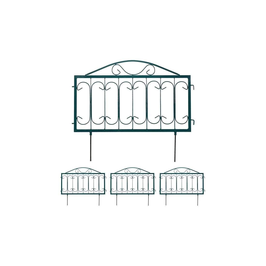4-delat blomrabattstaket i metall | Hem & Hobby | Pryloteket