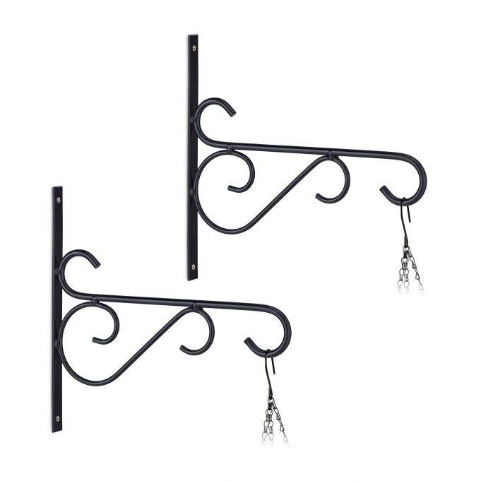 sæt med 2 hængende kurvholdere