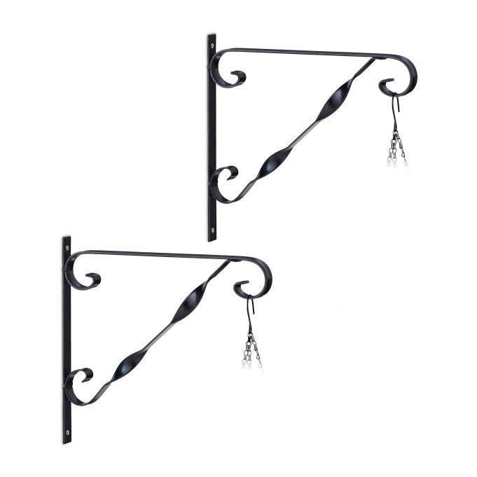 sæt med 2 hængende kurvholdere