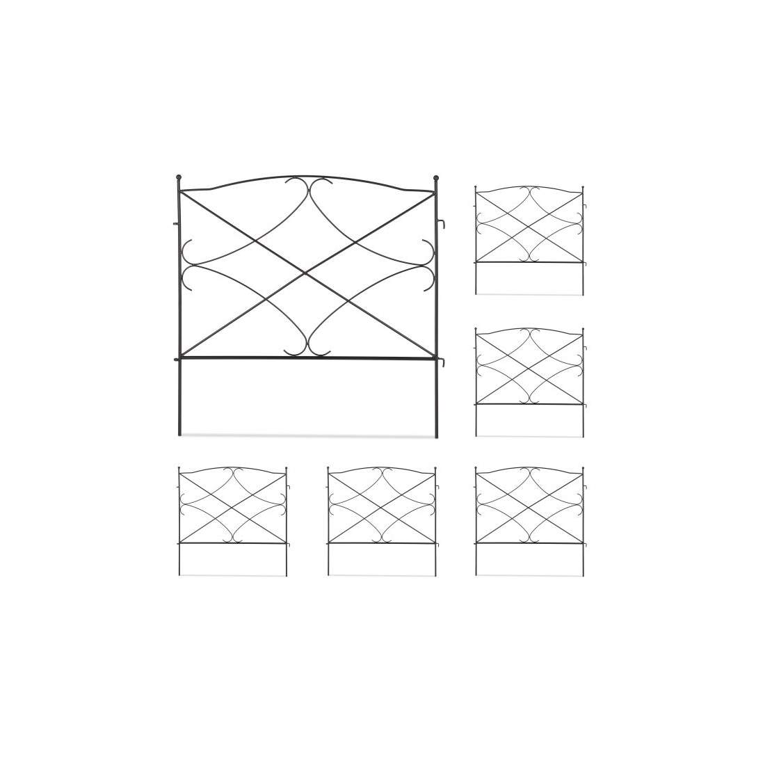 rabattstaket i metall i 6 delar | Elektronik - Kablar & Adaptrar - Adaptrar & Signalomvandlare - USB | Pryloteket