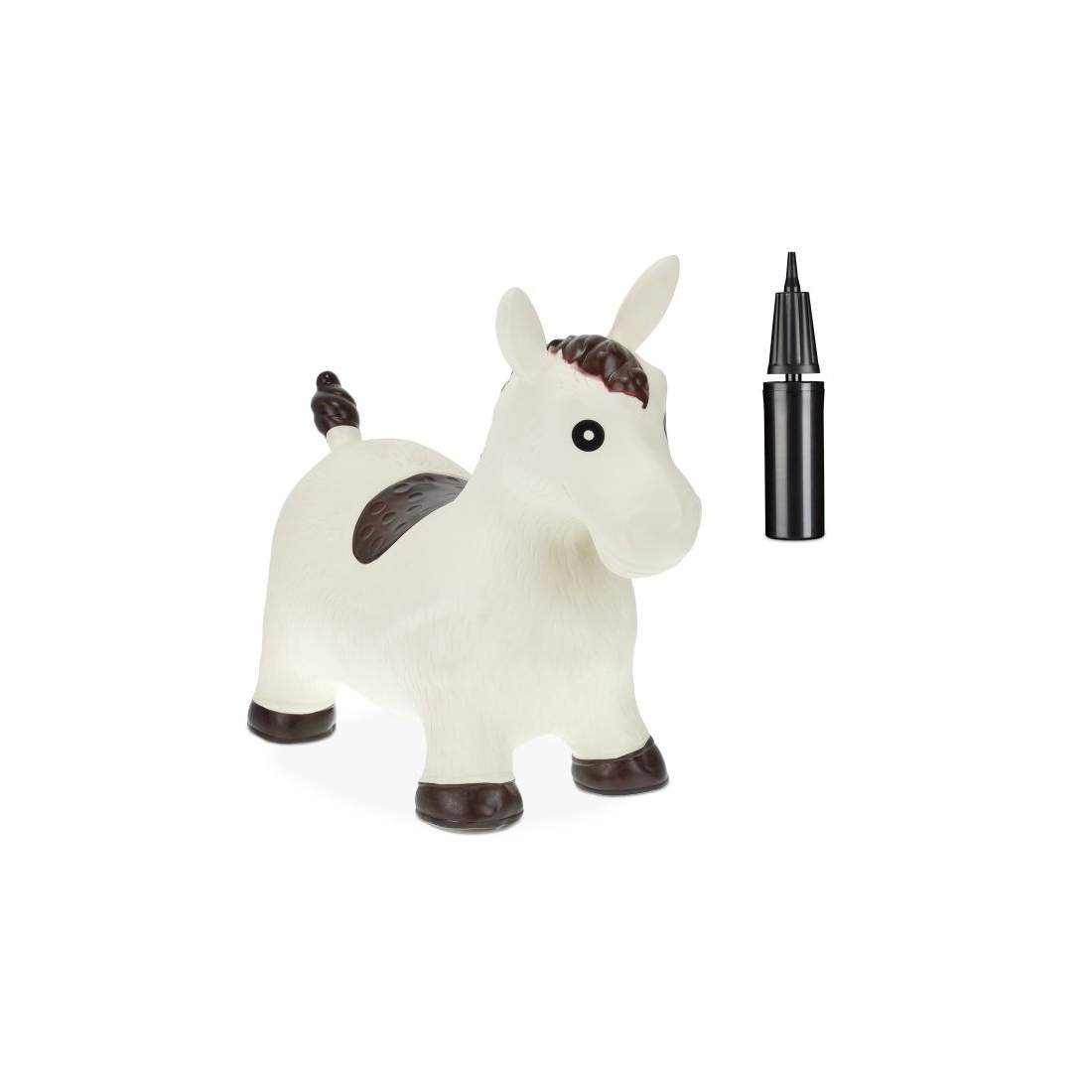 Studsande djur Häst i vitt | Hälsa & Skönhet - Personvård - Vård & Rehabilitering - Hållning | Pryloteket