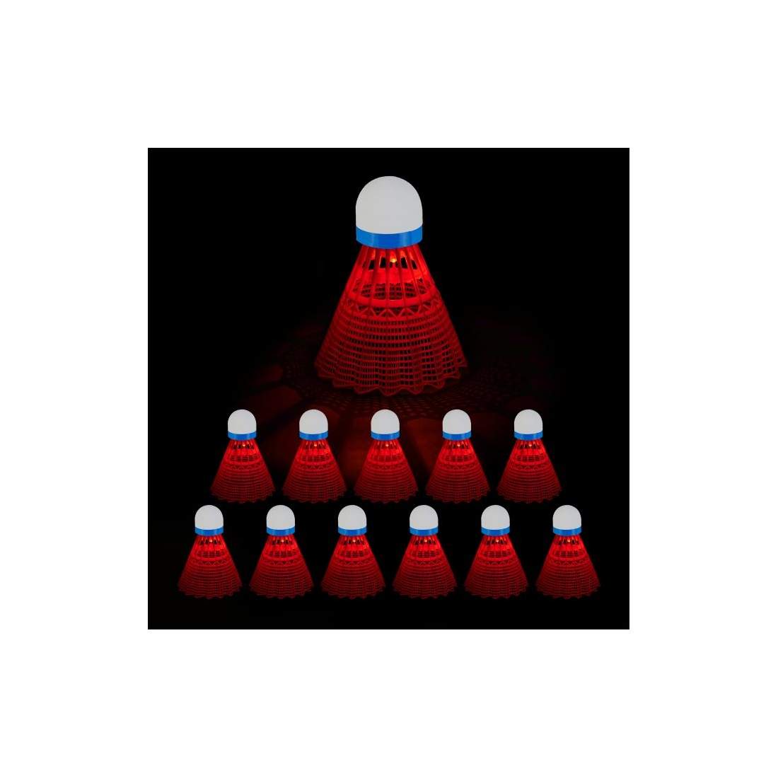 LED fjäderboll set om 12 st | Leksaker & Spel - Leksaker - Övriga Leksaker - Bollar | Pryloteket