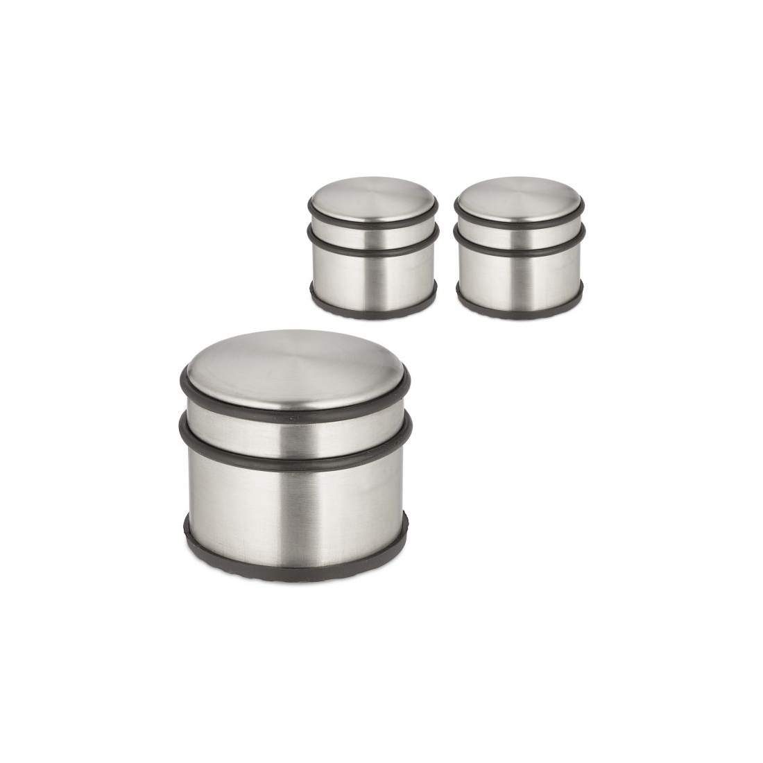 Dörrstopp i rostfritt stål - 3 st | Hem & Hobby - Hem & Hushåll - Balkong | Pryloteket