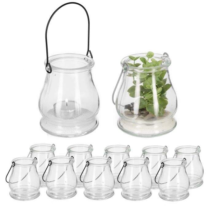 Gennemsigtig vindlys sæt med 12 stk