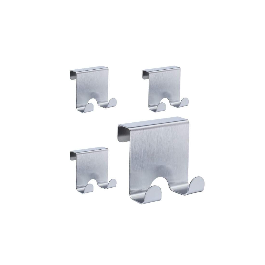 Dörrkrok i rostfritt stål - 4 st | Mode & Accessoarer - Accessoarer | Pryloteket