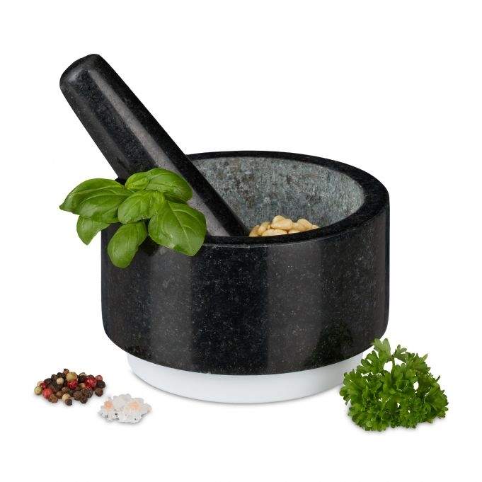 Mortel granit med stöt