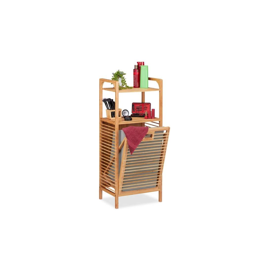 Badrumshylla med tvättkorg | Hem & Hobby - Hem & Hushåll - Tvätt - Tvättkorgar | Pryloteket