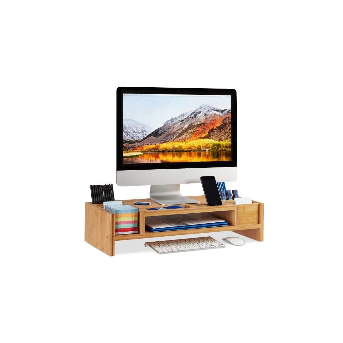 Skärmstativ med förvaring | Elektronik - Tillbehör Mobil & Surfplatta - Surfplatta Tillbehör - Stativ | Pryloteket