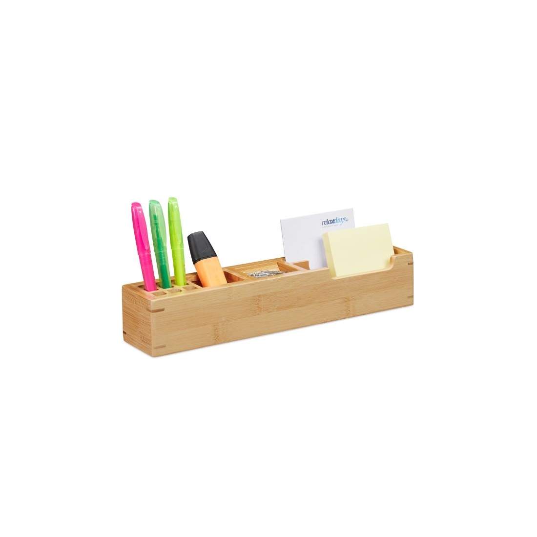 Skrivbordsorganisation i bambu | Hem & Hobby | Pryloteket