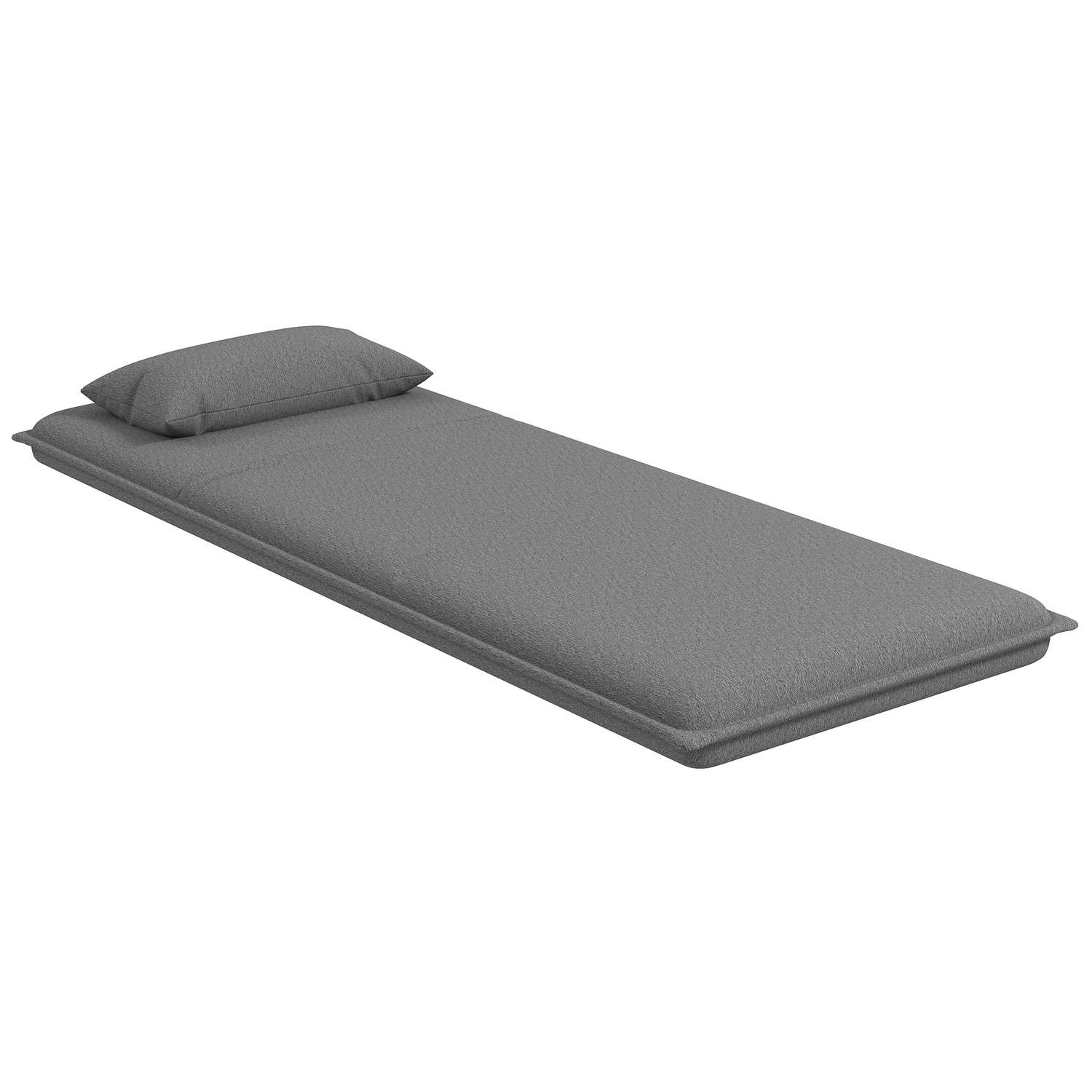 Gulvsofa 3-i-1 sammenfoldelig sovesofa, polstret sovesofa med sovefunktion, bæreevne op til 150 kg, til soveværelse, stue, mørke