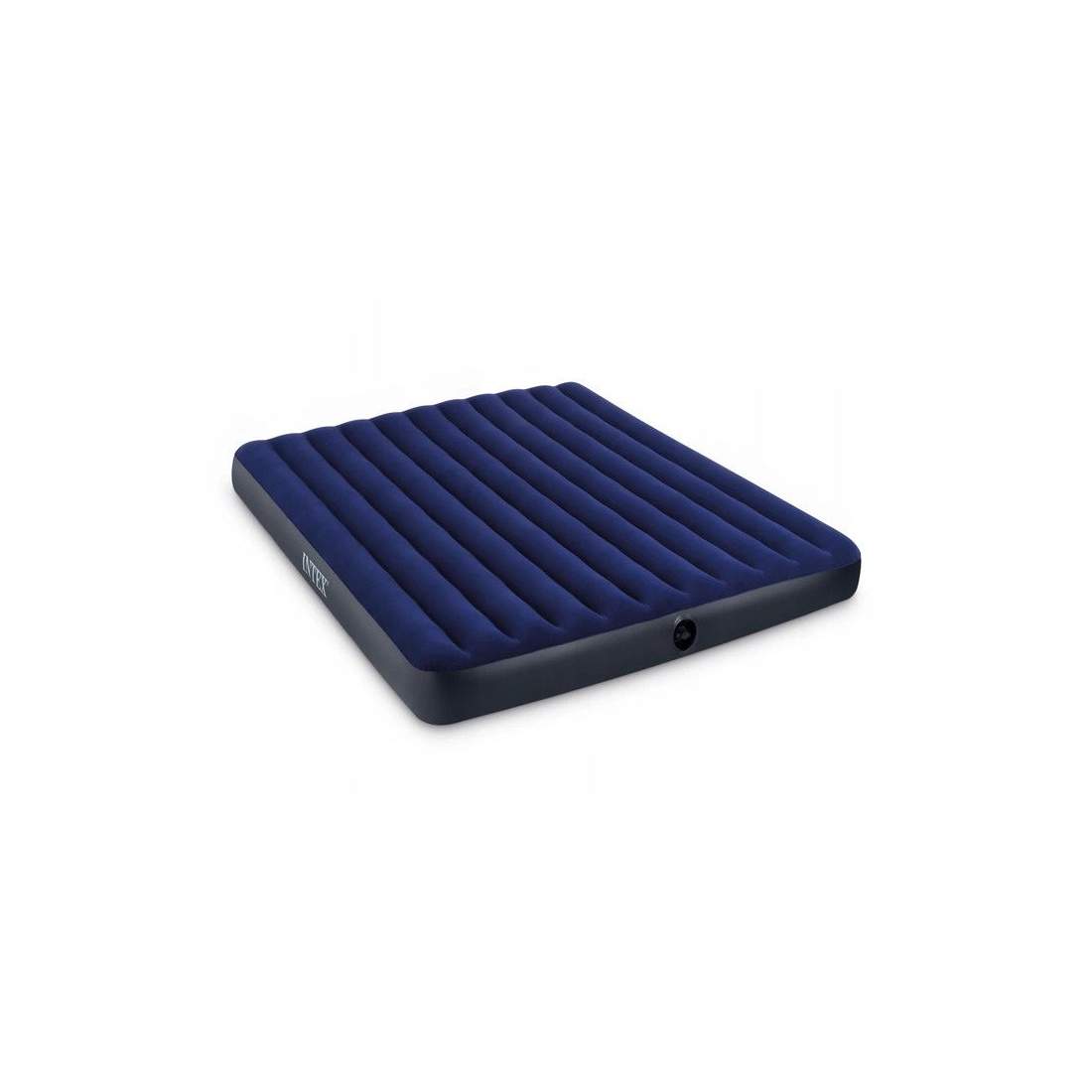 Uppblåsbar dubbelmadrass 203x183 cm Velour INTEX 64755 | Hem & Hobby | Pryloteket