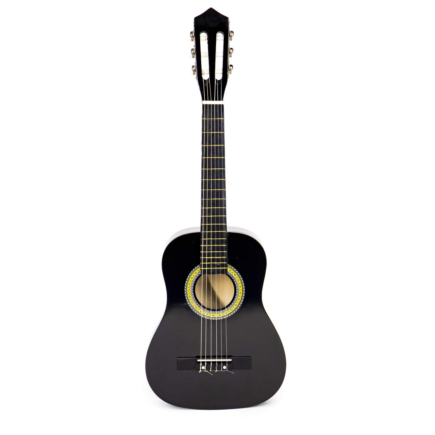 Stor børneguitar i træ, 6 strenge, ECOTOYS