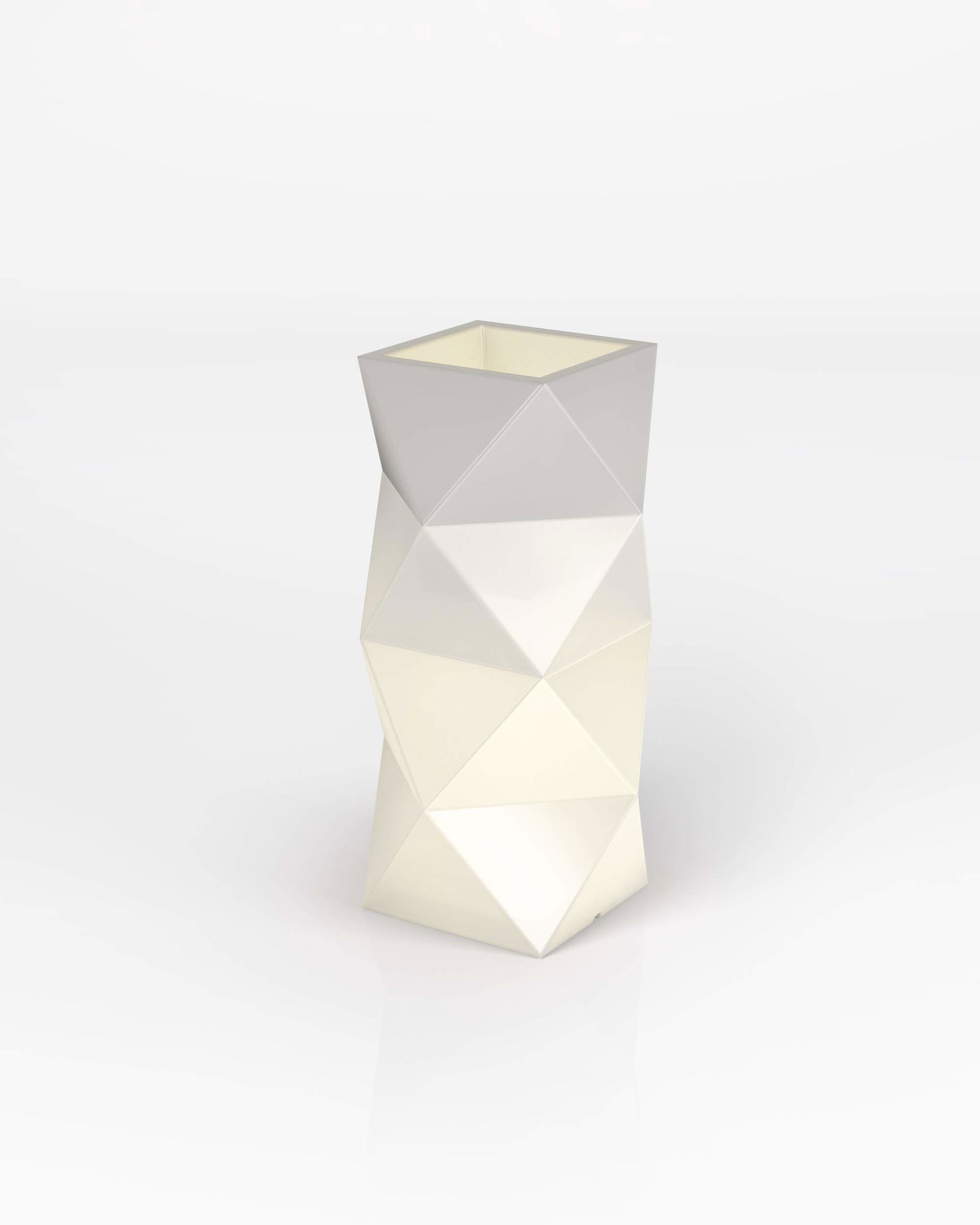 Designergryde ASTI Hvid med belysning