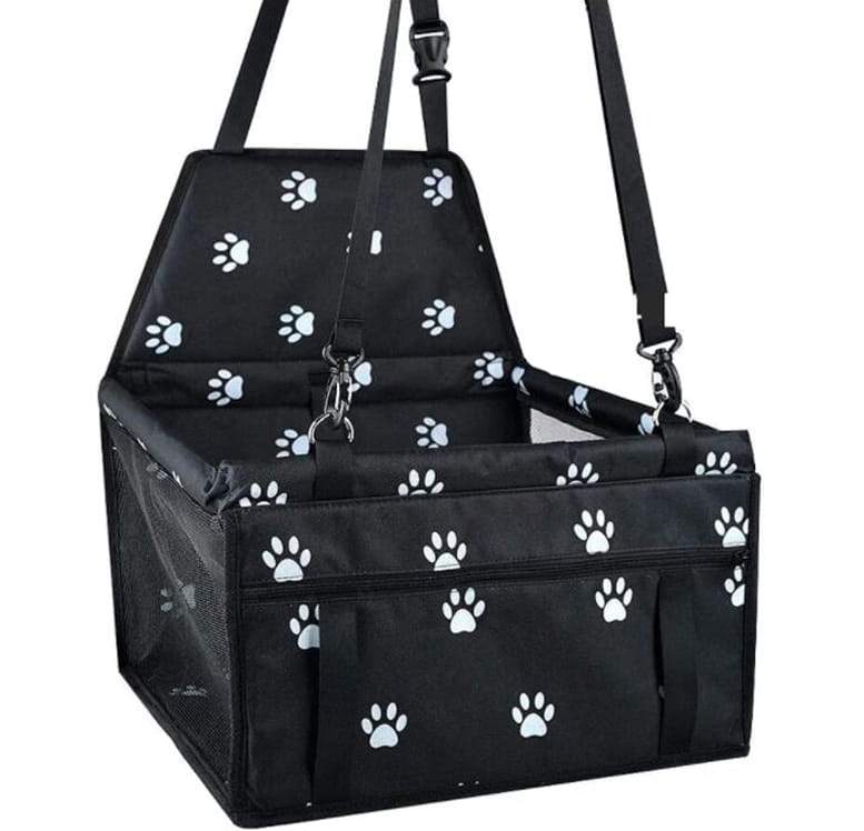 Bilbæremåtte hundetaske - sort