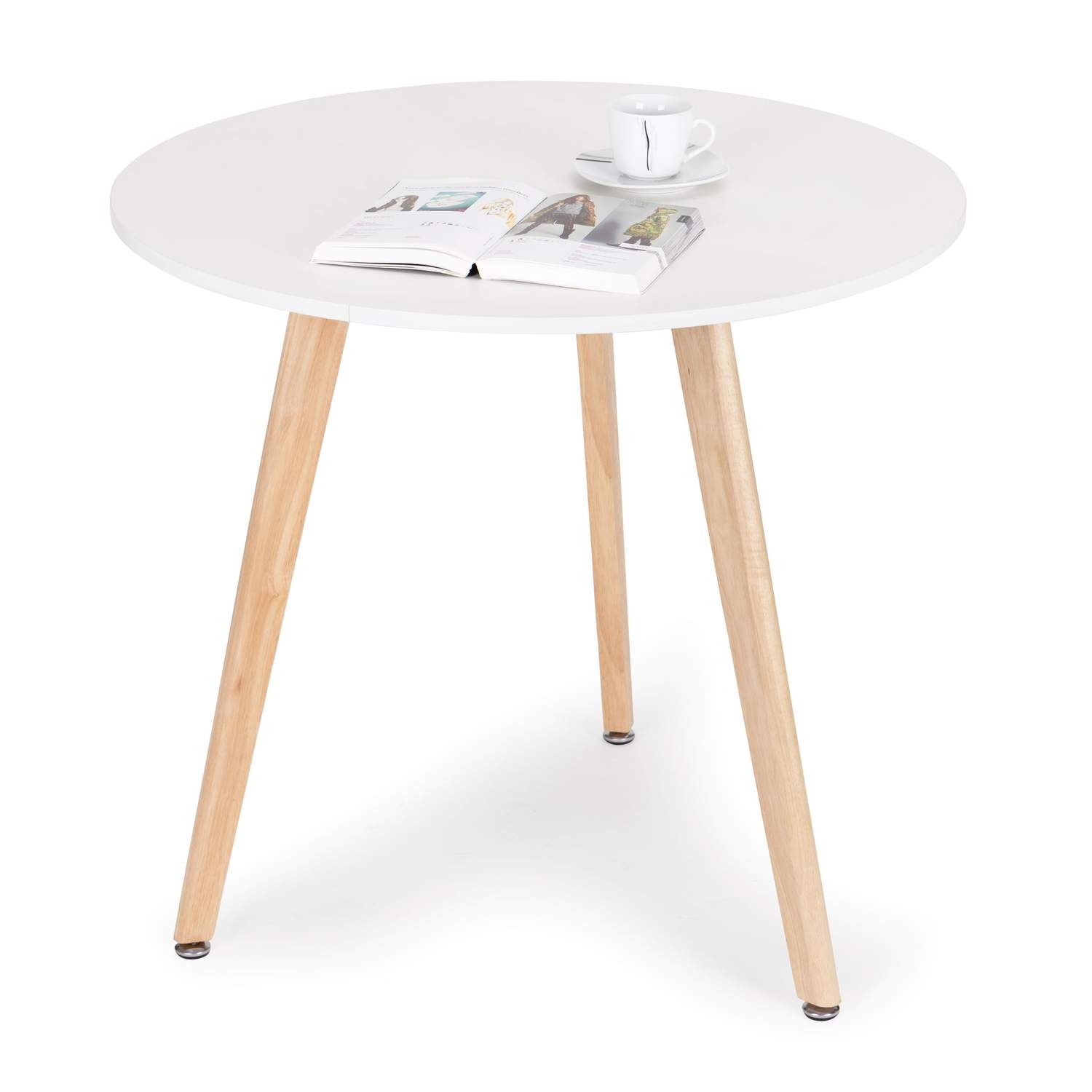 Moderne træbord til stue køkken 80cm