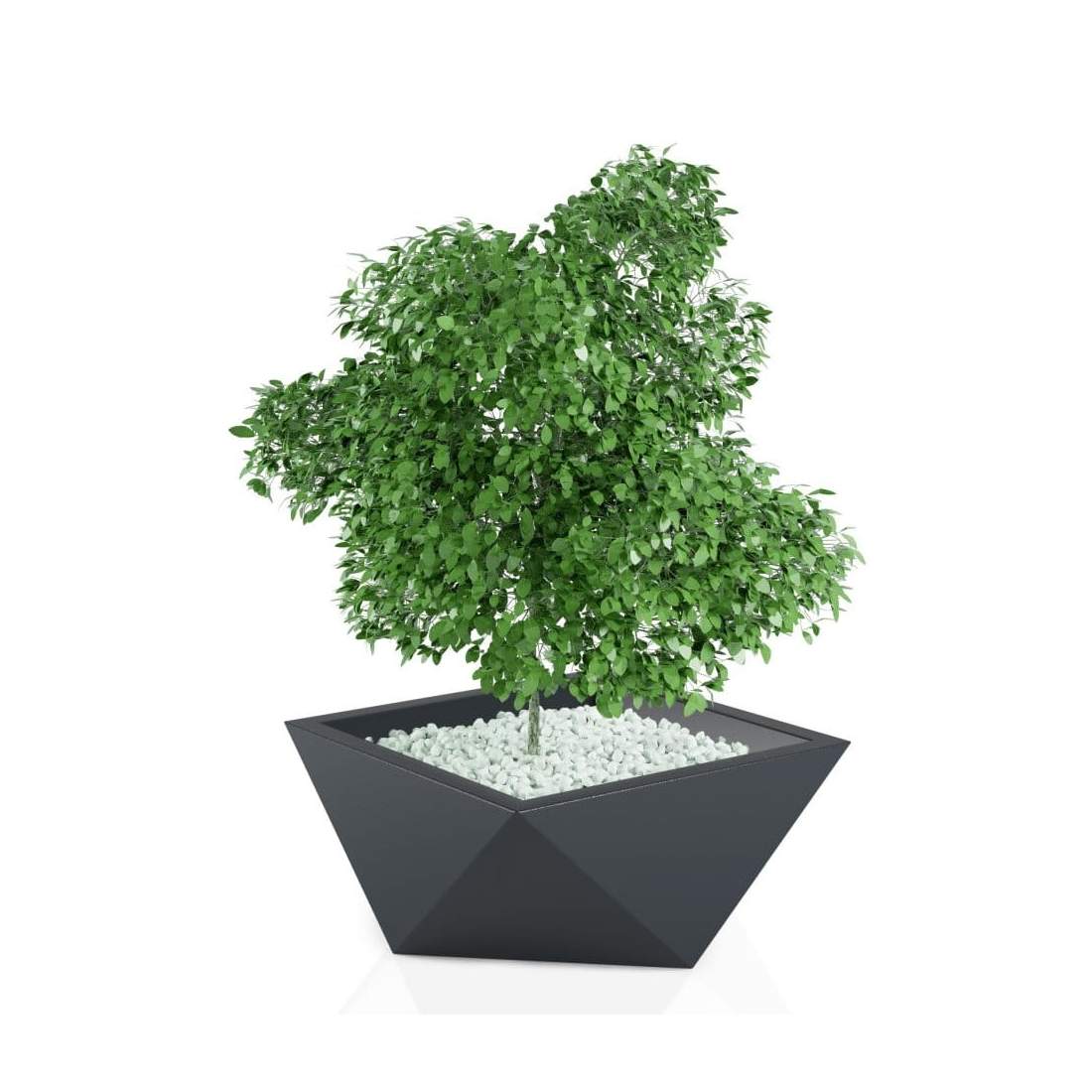 Designerkruka VENDETTA 30cm höjd antracit | Hem & Hobby - Hem & Hushåll - Balkong | Pryloteket