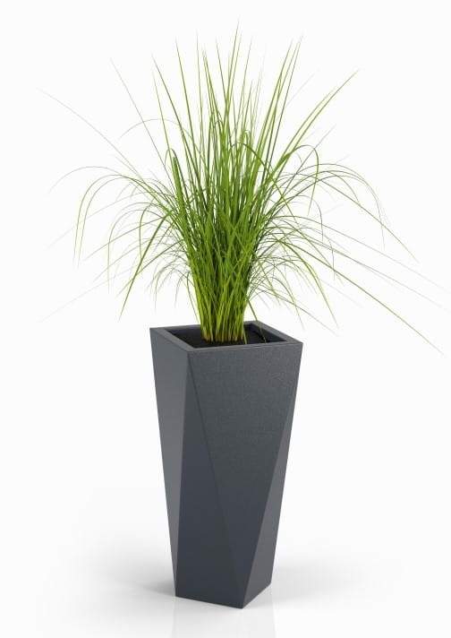 Designer gryde VASO 72cm højde antracit,