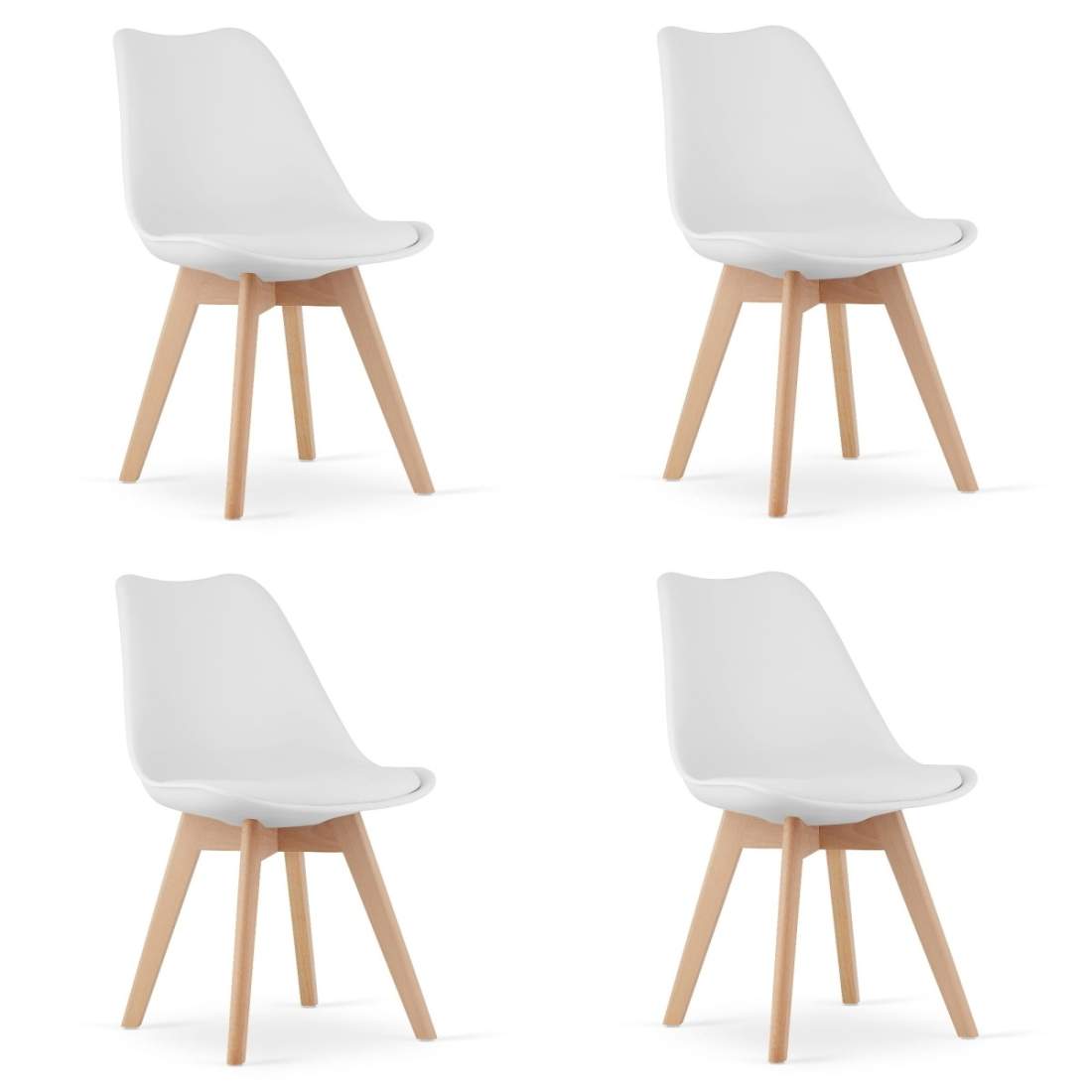 MARK stolsset, vita träben, 4 st | Hem & Hobby - Husdjur - Katt | Pryloteket