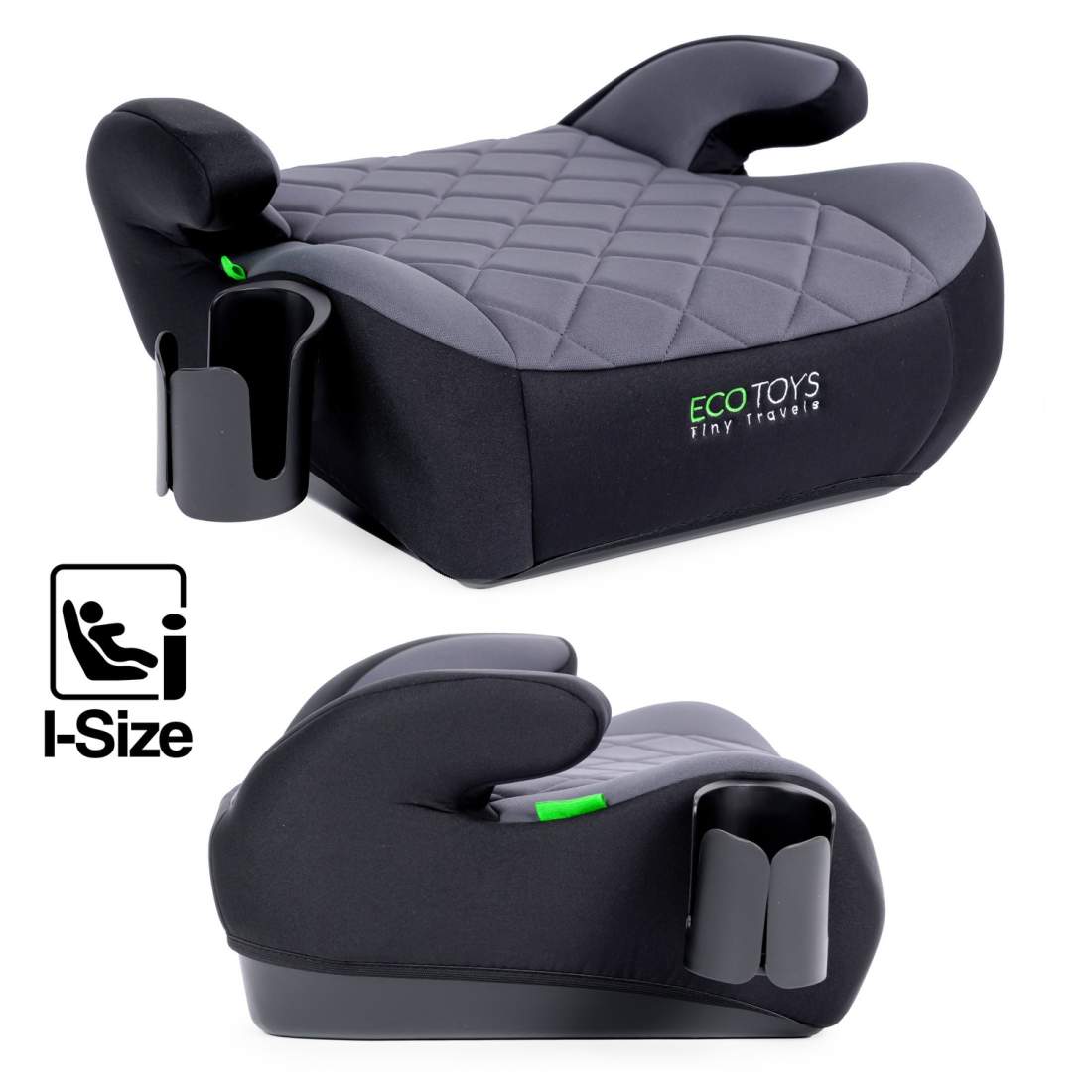 Bilstolsdyna för barn i-SIZE mugghållare höjd 125-150 cm ECOTOYS | Hem & Hobby - Hem & Hushåll - Tvätt | Pryloteket