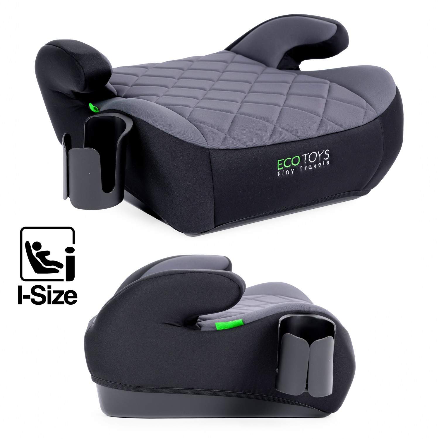 Autosædepude til børn i-SIZE kopholder højde 125-150 cm ECOTOYS