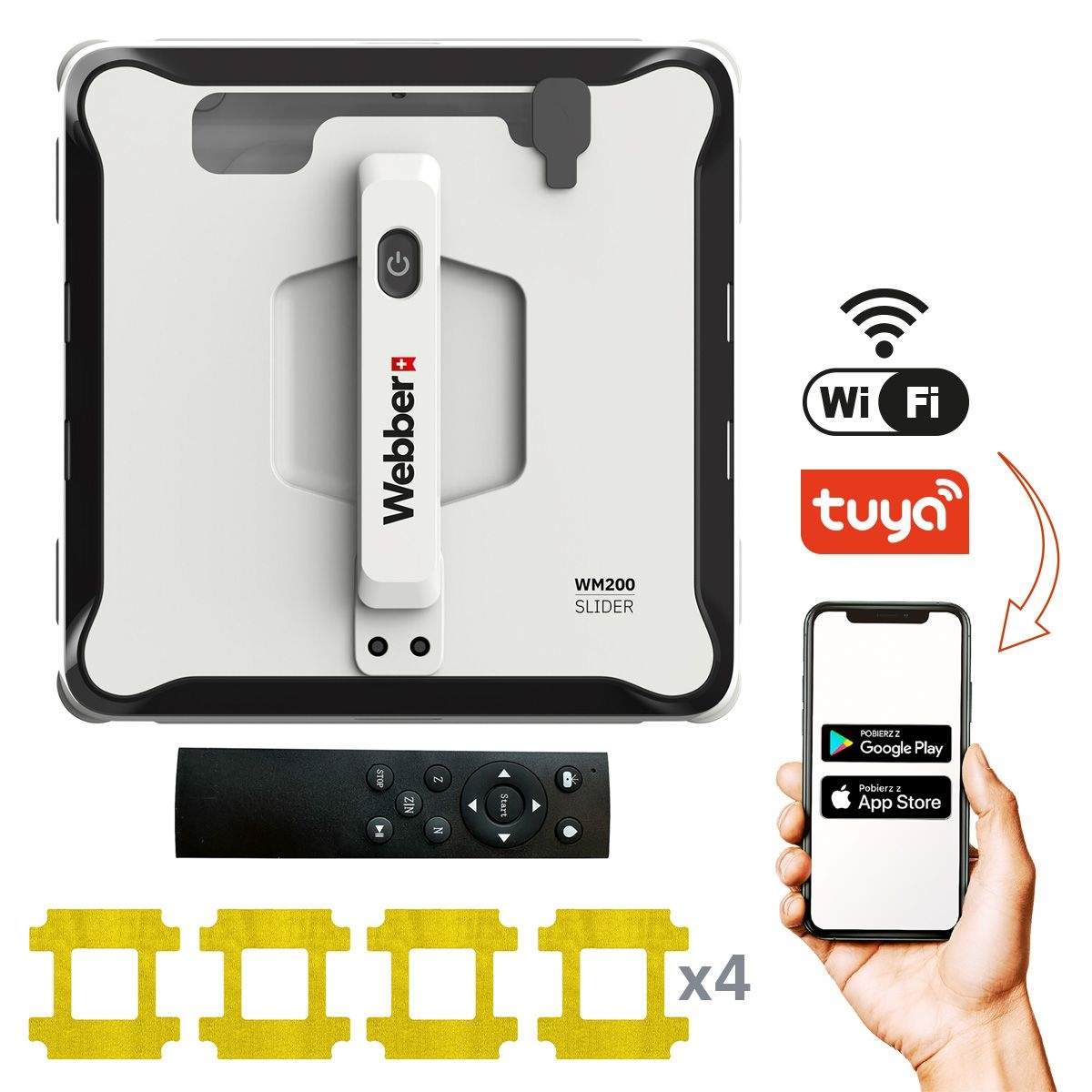 Automatisk vinduespudsningsrobot WEBBER