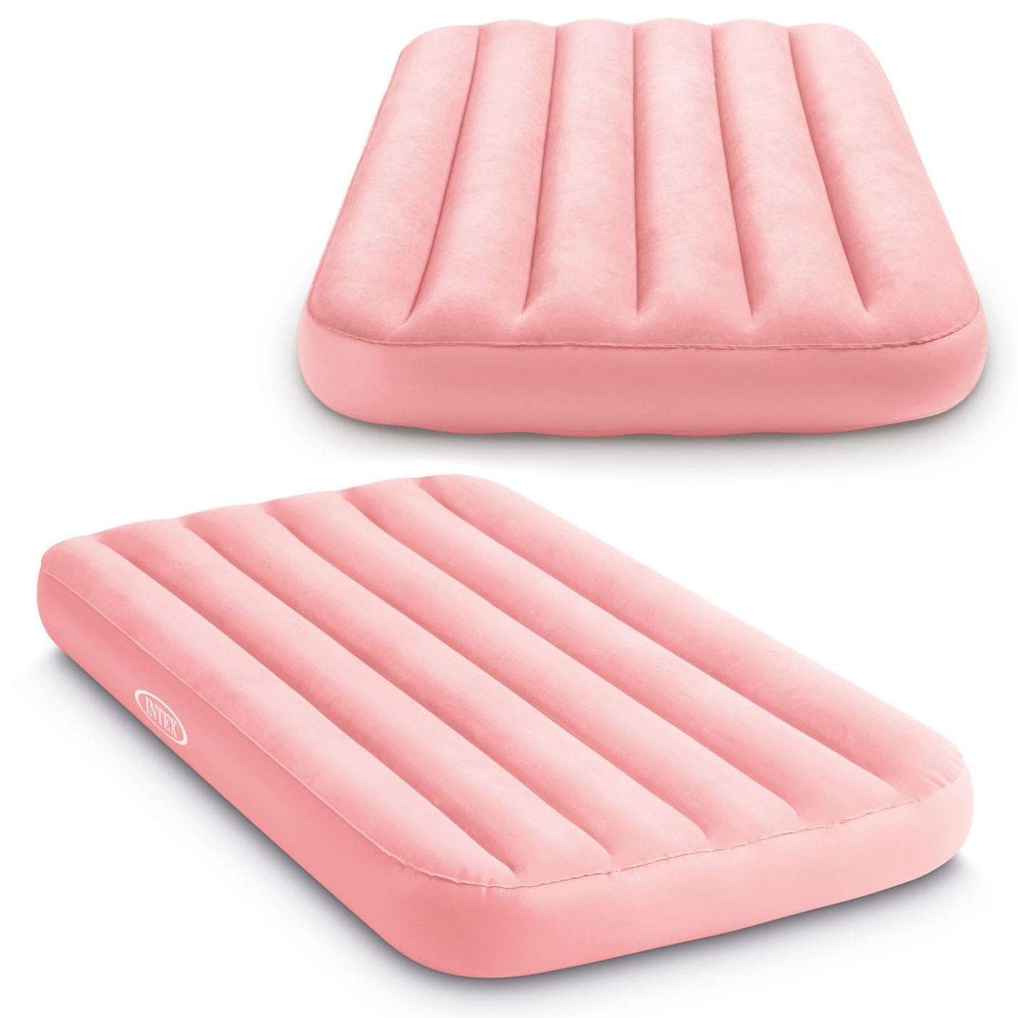 Oppustelig børne sovemadras 157x88x18 cm Pink INTEX 66803
