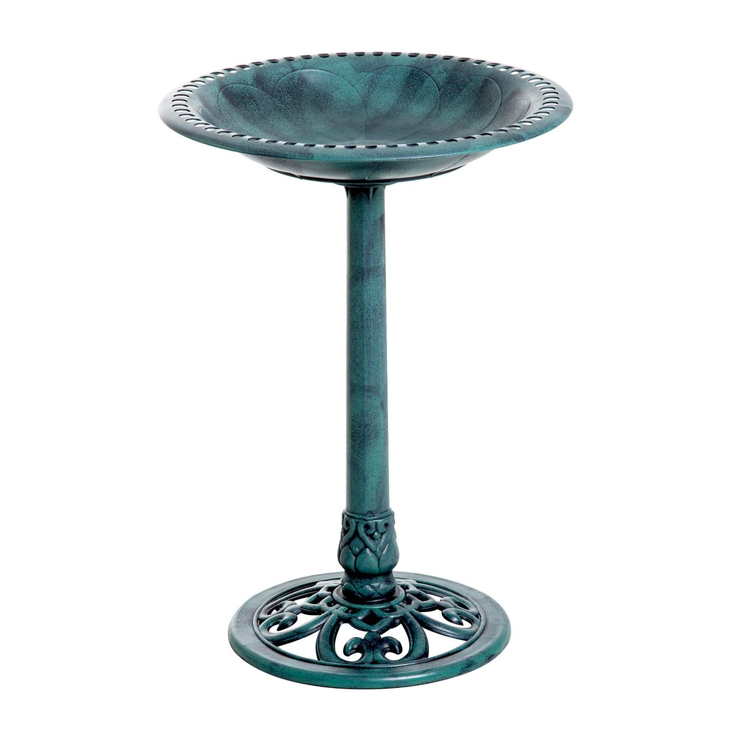 Fuglebad fuglebad med stativ 69,5 cm til vilde fugle, fuglefoder & vilde fuglebad til have og balkon